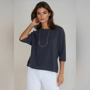 BUKI Lounger Crew Sweatshirt Gray Comfortable Loungewear Comfy Women’s Size L/XL